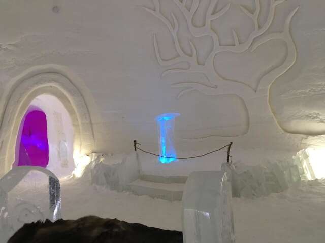 Отель SnowLounge AuroraHut Glass Igloos & Ice Hotel Салла-30